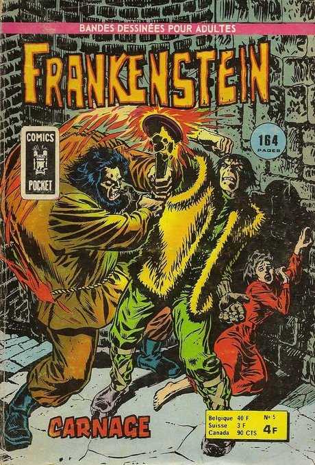 Scan de la Couverture Frankenstein n 5